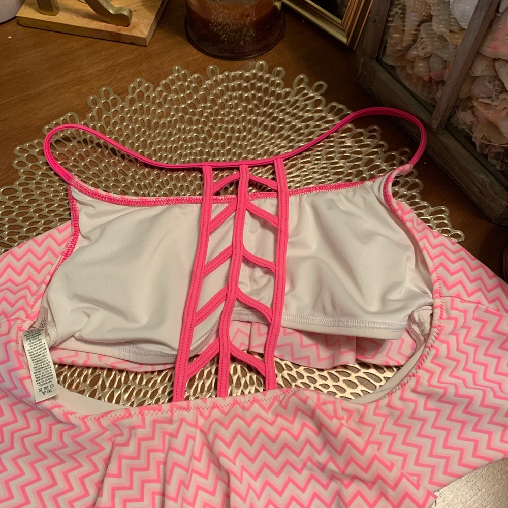 PINK Victoria’s Secret flounce suit top - Picture 2 of 3